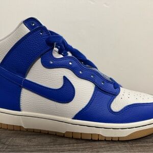 Nike Dunk High Royal Blue/White Gum Bottom Men’s Size 9 (NO BOX)